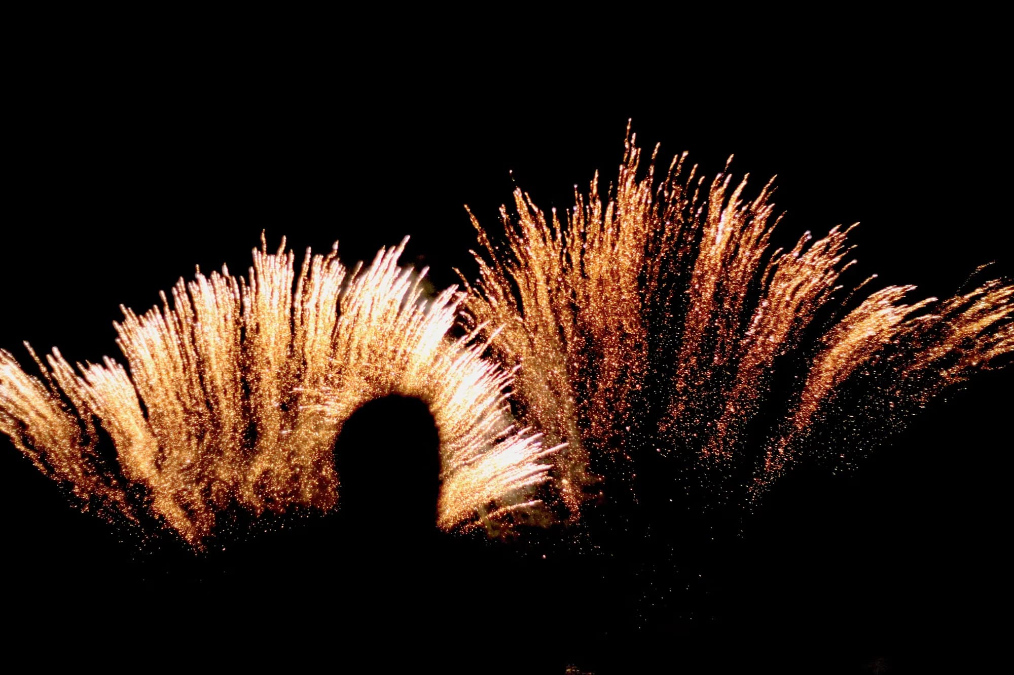 Fireworks Fan Display