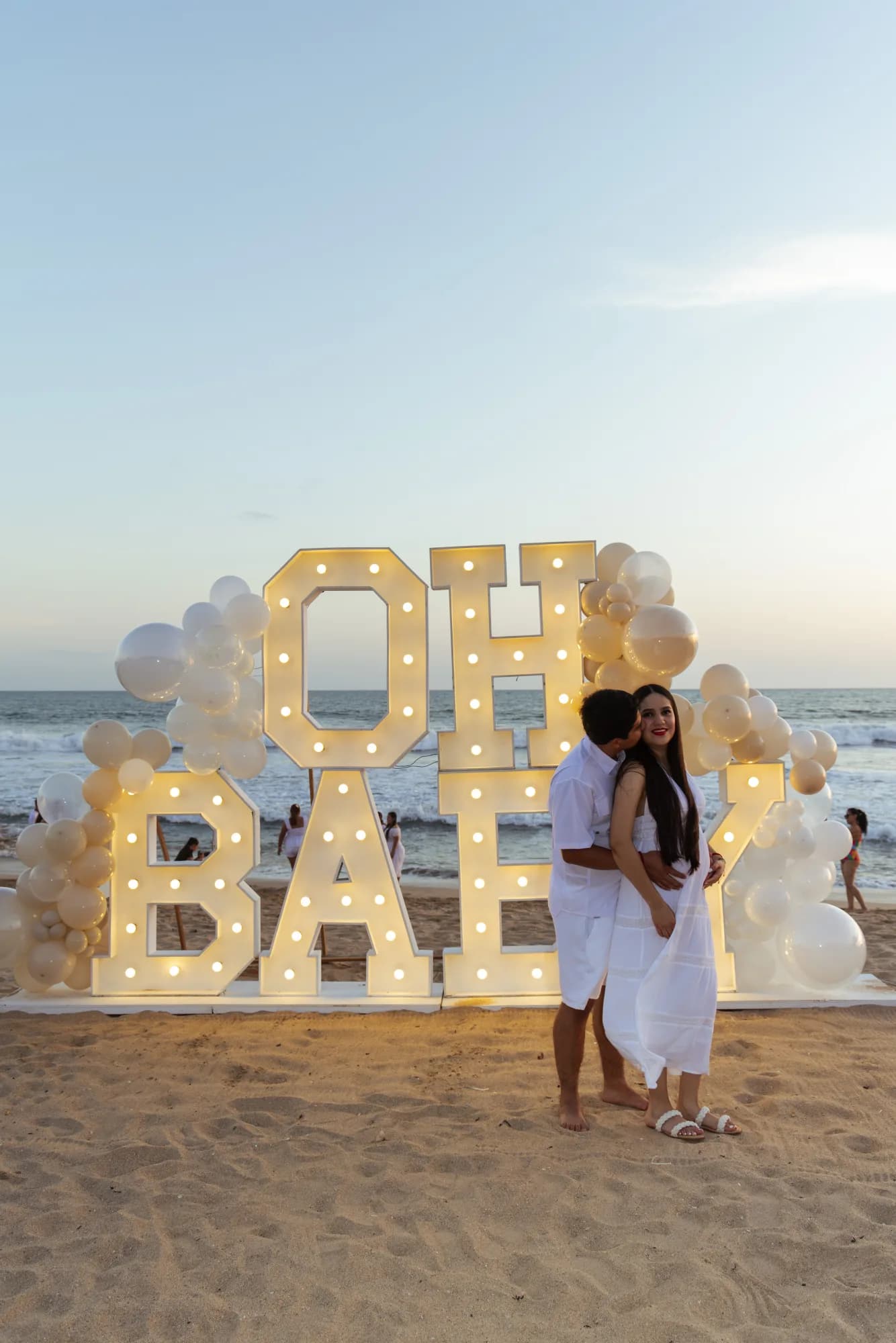 Large Letters “OH BABY”